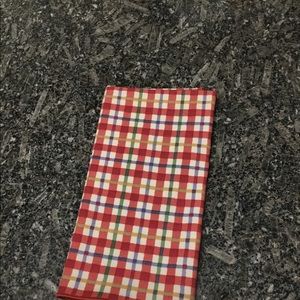 Longaberger Plaid Napkin